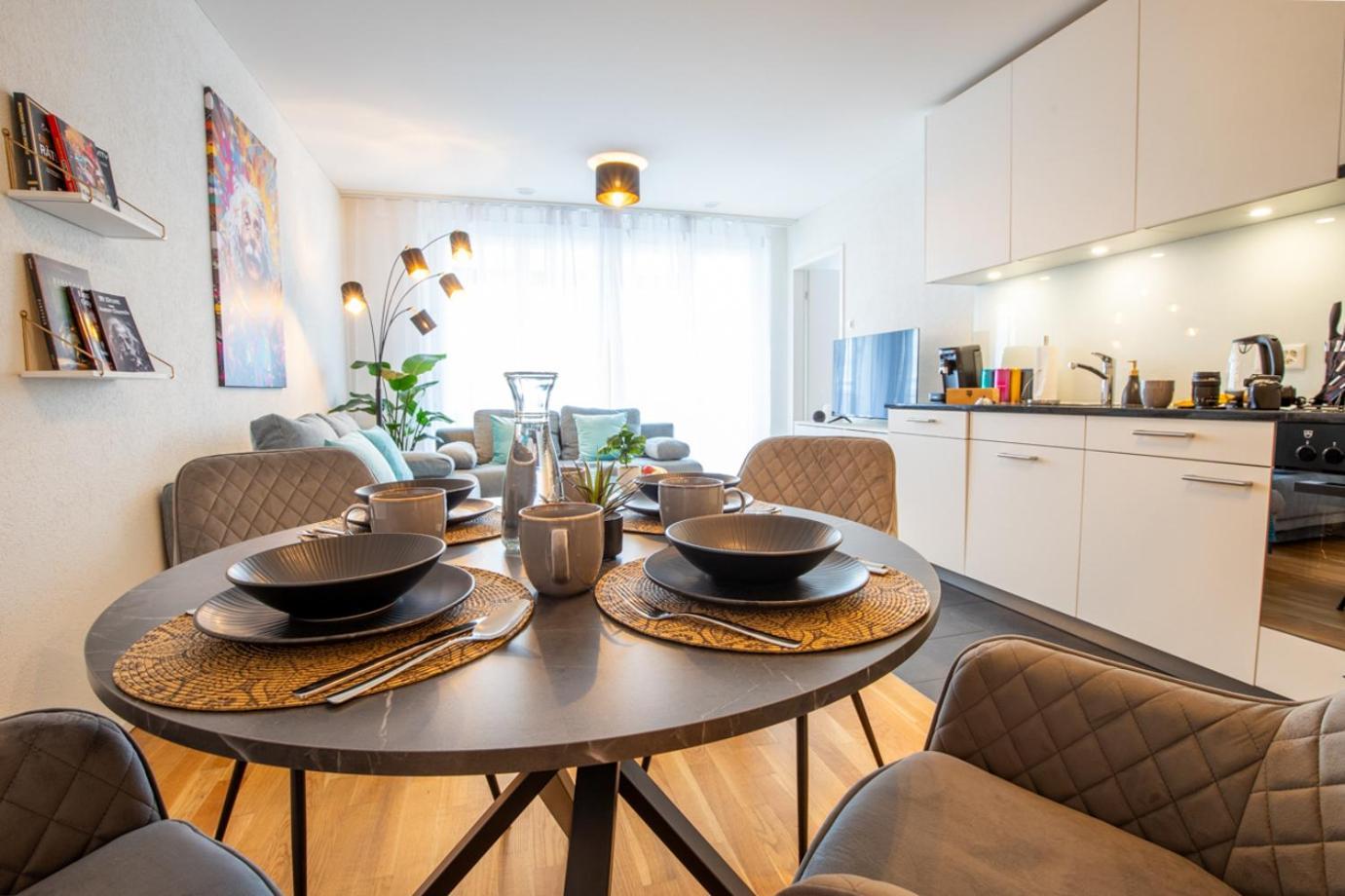 Special Einstein II Apartment Basel, Messe Kleinbasel 10-Star Zewnętrze zdjęcie